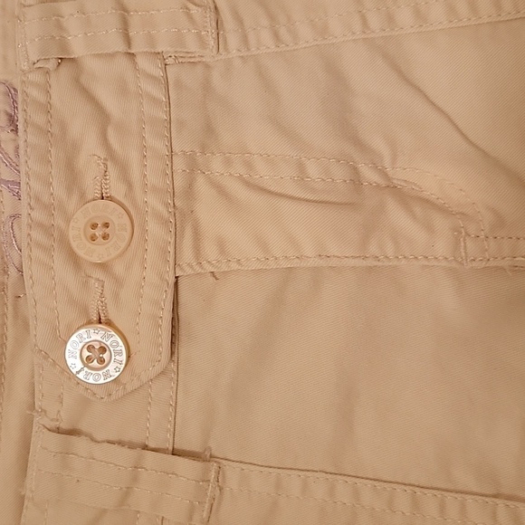 Nori Pale Yellow Bermuda / Cargo Shorts, Size 5. - Picture 5 of 11